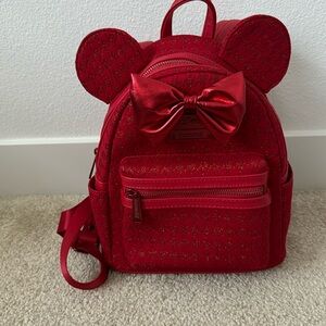 Red Minnie Mouse Loungefly